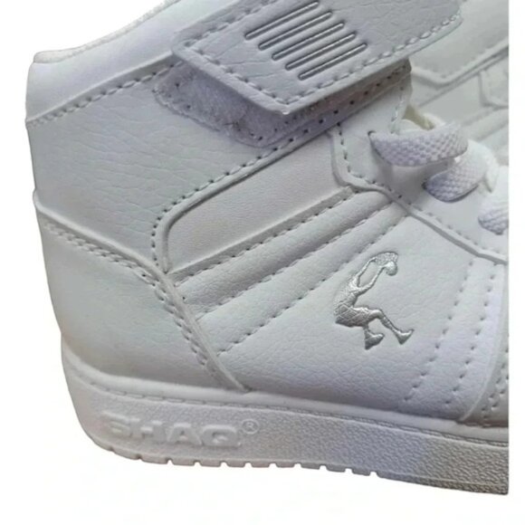 Shaq All White High Top Sneakers Size 9 - Picture 6 of 8